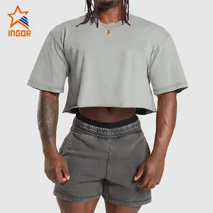 Ingor Custom High Quality Blank Comfortable Boxy Cropped T Shirt Men