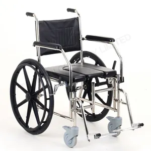 Cômoda de transferência de vaso sanitário para cadeira de rodas acessível para deficientes
