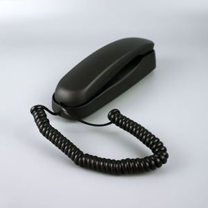 Téléphone d'hôtel en plastique à deux lignes, étanche, son clair, combiné noir/blanc, EXCELLTEL CDX-9602B, idéal pour salle de bain d'hôtel - Product Image 3
