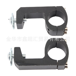 Zuqing Motorcycle Handlebar Universal Modification <b>Bracket</b> 22 28mm Adjustable Enlarged Handguard <b>Black</b> Clip - Product Image 3