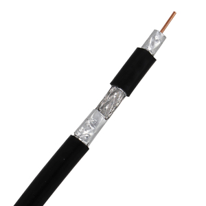 Fabricante OEM RG11 Cable coaxial 305m carrete de acero revestido de cobre CCS 75 Ohm 18AWG Cable de comunicación de Internet de alta velocidad - Product Image 3