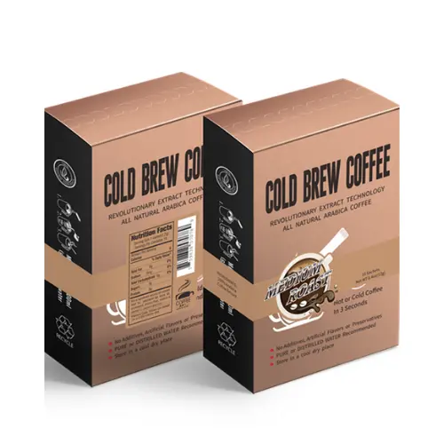 Popular Instant Slimming Coffee Healthy Cool Premium Customize OEM Yunnan Arabica Medium Roast Coffee 10 Sachets/ Box