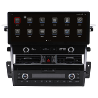 Écran de voiture Android 15,9 pouces Full Fit avec DSP et GPS pour Patrol 2012-2020, panneaux latéraux recouverts de cuir