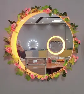 RGB Farbwechsel Badezimmer beleuchtet Smart Modern Round Mirror