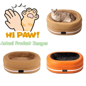 سرير ذكي للكلاب مع تحكم في درجة الحرارة، وسادة فاخرة من الفوم الذاكر للحيوانات الأليفة مع غطاء قابل للإزالة ومؤقت قابل للتعديل - Product Image 2