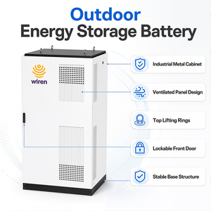 ตู้เก็บแบตเตอรี่ Volt120เปิด/ปิดกริดสำหรับ70kW 60kW 140kWh ระบายความร้อนด้วย LiFePO4กลางแจ้ง - Product Image 2