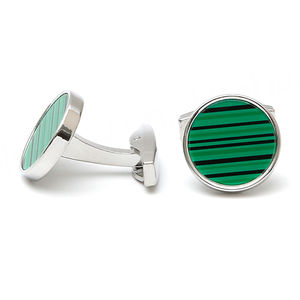 Mancuernillas de Lujo Lisas, Nuevas, Minimalistas, Elegantes, Clásicas, Redondas, Plateadas, para Camisas Formales de Hombre - Product Image 4