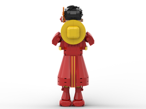 Giocattoli Creativi Personalizzati in Mattoncini, Figurina di Luffy Cosplay, Giocattolo Educativo per Performance Animazione Futuristica - Product Image 6