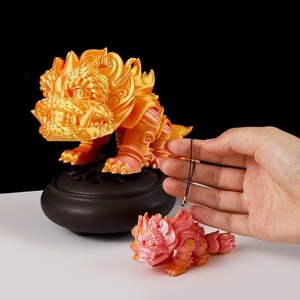 Fournisseurs en gros de modèles articulés de jouets en plastique imprimés en 3D, thèmes Danse du lion et Dragon chinois, personnalisables OEM pour enfants - Product Image 3