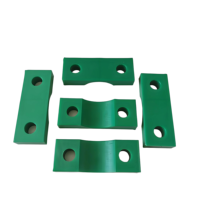 U-bolt Pad Plastic Cushion Fixed Plate Polypropylene Fastener Galvanized Round Pipe Fixing Gasket Fastener