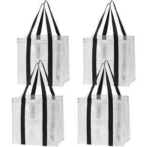 Reusable Shopping Bag High Quality Women'S Tote Shoulder Leather Wholesale Biodegradable Kraft Tarpaulin Shopping Bag