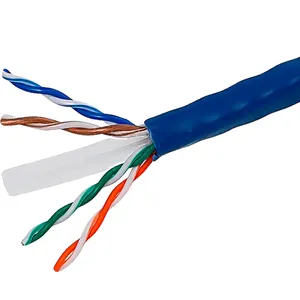 cat6 indoor utp ftp 24awg 23awg cca copper 1000ft per roll network bulk cable