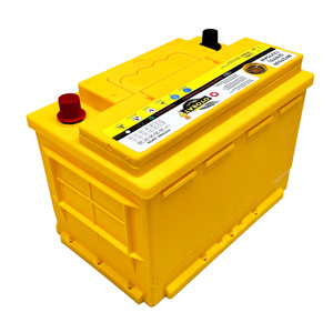 <span class=keywords><strong>12V</strong></span> 75AHメンテナンスフリー鉛アシッドカーバッテリーUPSオートバイ用ゴルフカート用60AHストレージ容量 - Product Image 3