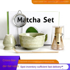 Set Moderno di Utensili per Matcha in Ceramica Ecologica con Ciotola e Strumenti per la Preparazione del Tè, Ciotola Giapponese per Matcha - Product Image 5