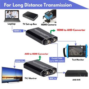 Bộ chuyển đổi 4K HDMI sang AHD, Full HD 1080p cho màn hình HDTV dvrs, chuyển đổi tín hiệu <span class=keywords><strong>video</strong></span> HDMI sang TVI CVI AHD CVBS BNC - Product Image 4