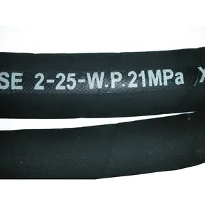 Customized High Pressure 3/4" 1" 1-1/2 2" EN853 2SN Steel Wire Reinforced Hydraulic Hose