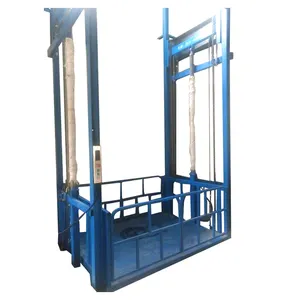 High Quality Industrial Vertical Freight Elevator Electric Cargo Lift Small Hydraulic Warehouse Guide Rail Freight Elevator