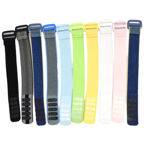 أربطة كابلات قابلة لإعادة الاستخدام مخصصة للساعات مع خطاف وحلقة ذاتية اللصق مصنوعة من النايلون 100% - Product Image 5