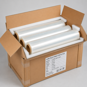 Film étirable pour palette Wande 500 mm x 300 m LLDPE, film rétractable transparent souple pour emballage en rouleau - Product Image 6