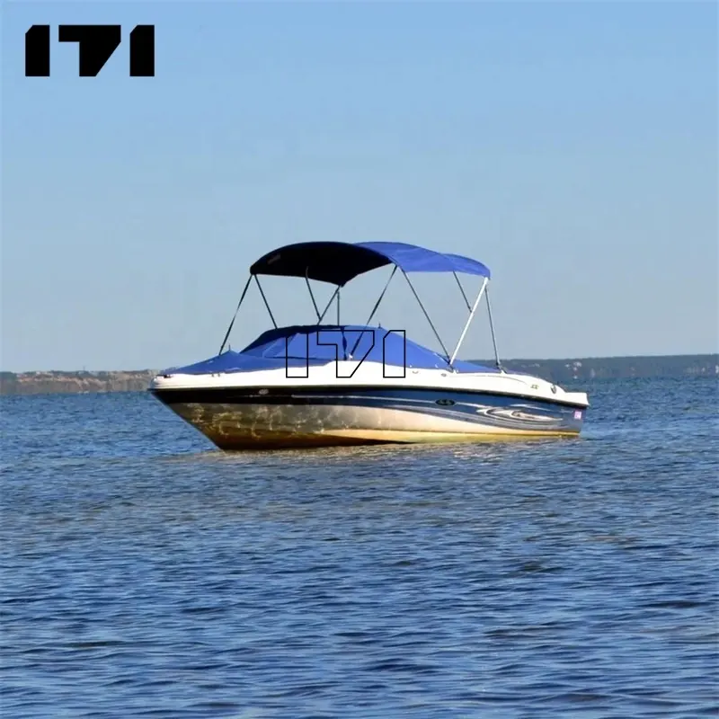Anpassbare Farben 2-4 Bogen Aluminium Boot Baldachin Bimini Top für Boot mit Verpackung