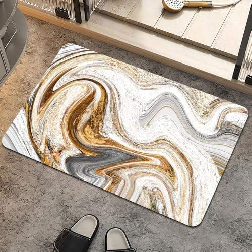 White Grey Gold Marble