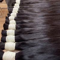 Cheveux Remy 100% en Gros, Cheveux Humains Vietnamiens, Cheveux Vierges Naturels en Vrac, Cheveux Humains Bruts Non Traités, Cabello Humano