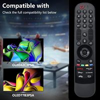 Pour les modèles UHD OLED QNED NanoCell 4K 8K AN-MR23GA de télécommande avec fonction vocale et pointeur sans fil 10-16M de portée