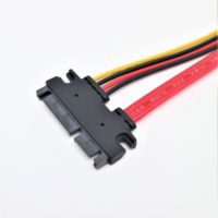 Cable de Extensión TL LINK SATA de 5 Pines + 7 Pines (22 Pines) Macho a Hembra, PVC, Alta Velocidad de Transmisión de Datos y Alimentación para Disco Duro de Computadora