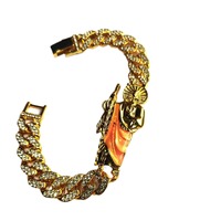 Bracelet unisexe tendance religieux Saint Jude, nouveau style hip-hop, accessoires personnalisés en alliage de zinc, imitation taille Asscher