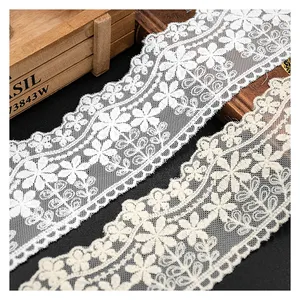 Best Selling Cotton Lace Trim Embroidery Accessories Lace For Dress