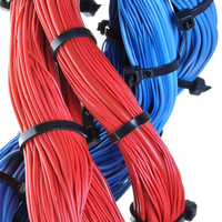 Vente directe d'usine, attaches de câbles en nylon 66 certifiées UL, attaches en plastique autobloquantes robustes pour l'automobile et l'industrie