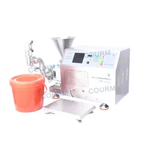 Semi automatic high viscosity peanut sweet noodles hot sauce propolis edible soybean sesame oil weighing and filling machine