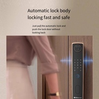 Para Samsung Electronic P70Max Smart Remote Control 3D Reconocimiento facial Huella digital Cerradura de puerta digital inteligente con cámara