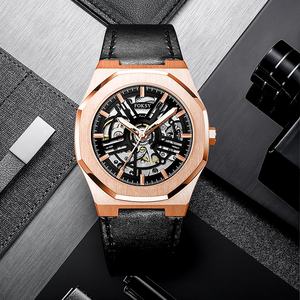 Reloj mecánico automático para hombre, pulsera de marca con logotipo personalizado, marca privada, de lujo - Product Image 5