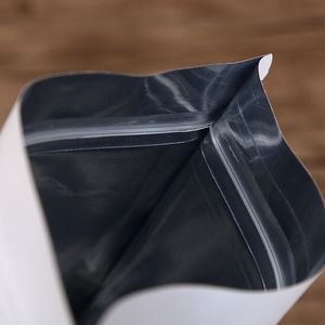 Sacs alimentaires <span class=keywords><strong>en</strong></span> <span class=keywords><strong>plastique</strong></span> <span class=keywords><strong>souple</strong></span> personnalisés avec fermeture éclair, pochettes verticales réutilisables pour thé - Product Image 3