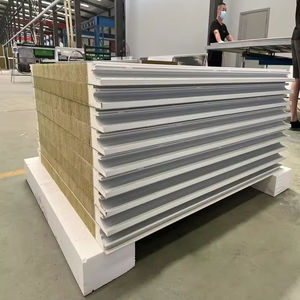 Panneau mural en laine de roche ignifuge de qualité A1, résistant à l'eau salée, pour entrepôt de pêche côtière péruvienne, vente en gros, approvisionnement en vrac - Product Image 3