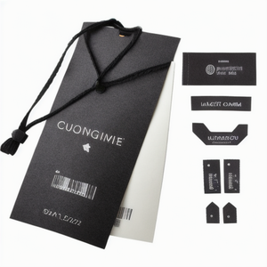 Factory Direct Sales Free Design Customized Clothing Paper <b>Tag</b> Professional Custom Paper Hang <b>Tags</b> - Product Image 1