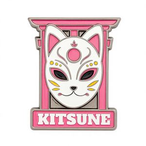 Pins de Anime Personalizados con Logotipo, Bonitos, para Regalo, con Impresión Offset Tradicional, Plateados, de Zinc Esmaltado, al por Mayor - Product Image 1