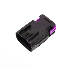 Auto Connector 8 Pin Black With Purple Plastic Car <b>Lighting</b> <b>Socket</b> For Buick Chevrolet - Product Image 1