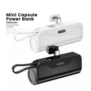 อัลตร้าสลิมโปรโมชั่นมินิ5000มิลลิแอมป์<span class=keywords><strong>แบ</strong></span><span class=keywords><strong>ต</strong></span>สำรองชาร์จเร็วใน<span class=keywords><strong>ต</strong></span>ัวสายชาร์จ<span class=keywords><strong>แบ</strong></span>บพกพาได้ธนาคารพลังงานแคปซูลขนาดเล็กสำหรับ <span class=keywords><strong>iPhone</strong></span> - Product Image 1