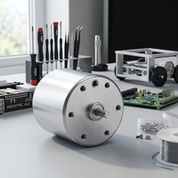 Moteur micro DC 24V 520 à haute vitesse et faible bruit, moteur à balais pour appareils intelligents DIY, robots, jouets personnalisés