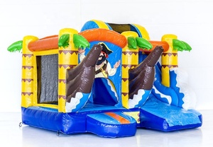 Chine Fabricant <span class=keywords><strong>JUMPY</strong></span> HAPPY PIRATE Châteaux gonflables de saut gonflable à vendre - Product Image 3