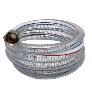 Vente chaude Transparent PVC fil d'acier renforcé tuyau d'aspiration économique décharge d'eau de source équipement de machines industrielles - Product Image 1