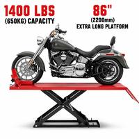 Plateforme élévatrice pneumatique pour moto, support de levage hydraulique pour moto, table élévatrice pour moto