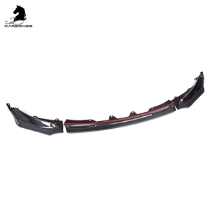 Alerón Delantero de Fibra de Carbono Seca de 3 Piezas Estilo V, Mejora del Rendimiento Aerodinámico para <span class=keywords><strong>BMW</strong></span> G80 M3 / G82 M4 <span class=keywords><strong>2021</strong></span>+ - Product Image 4