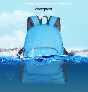 Resistente luce ultraleggera impermeabile Oxford escursionismo Outdoor leggera borsa sportiva pieghevole zaino da viaggio con Logo personalizzato - Product Image 3