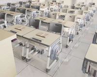 Nouveau type de banc laboratoire salle informatique table et chaise bureau et chaise d'étudiant