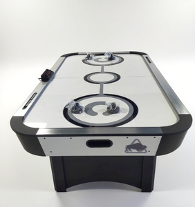 Premium <span class=keywords><strong>Onemore</strong></span> 6ft Klassischer Schwarz-Weißer Air-Hockey-Tisch mit Elektronischer Punkteanzeige 220V/110V für 2 Spieler, Ideal für Zuhause und Spielzimmer - Product Image 5