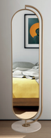 Miroir en céramique moderne anti-buée avec éclairage LED et horloge pour salle de bain et usage hôtelier