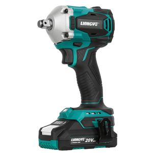 Llave eléctrica inalámbrica <span class=keywords><strong>Pistola</strong></span> <span class=keywords><strong>de</strong></span> <span class=keywords><strong>impacto</strong></span> inalámbrica sin escobillas con luz LED - Product Image 1
